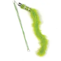 Happy pet tabby patch kattenhengel rups groen - 40x7,5 cm