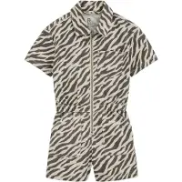 We fashion Overall sand / chocoladebruin