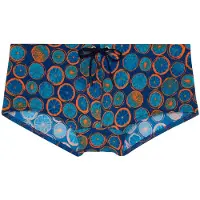 Hom Zwemshorts ' Swim Trunk Trapani ' navy / oranje