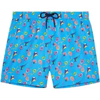 Hom Zwemshorts ' Beach Boxer Lido ' blauw / lichtblauw
