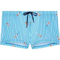 Hom Zwemshorts ' Swim Shorts Viareggio ' blauw / wit