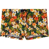 Hom Zwemshorts ' Swim Shorts Etna ' groen / gemengde kleuren / oranje