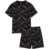 We fashion Nachtkledij lichtgrijs / donkergrijs / zwart