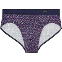 Hom Slip ' Comfort Mini Briefs Ocean Drive ' donkerblauw / rood