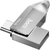 Hoco 2 in 1 Memory Stick - 128GB Geheugen Stick met USB C en USB 3.0 - Flash Drive - Telefoon USB Stick