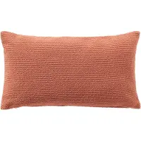 Dutch decor JULIO - kussenhoes outdoor 30x50 cm - waterafstotend en uv-bestendig - Carnelian - oranje