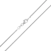 Cavill - Elegante Zilveren Ketting - 925 Sterling Zilver - Fijn Gevlochten Design - Dames Ketting 50 cm - Tijdloos & Stijlvol Sieraad