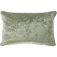 Dutch decor LEWY - kussenhoes 30x50 cm - glansvelours - Green Milieu - groen - met rits - zonder binnenkussen