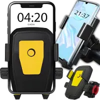 Retoo Universele telefoonhouder voor op de fiets, voor 3,5 - 6,5 inch (3,5-6,5 inch) smartphone met 360 graden draaibaar, telefoonhouder voor stuur, motorfiets, racefiets, MTB, scooter en e-bike,