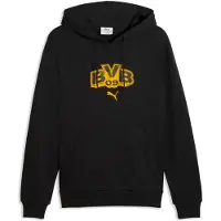 Puma Borussia Dortmund ftblCULTURE hoodie voor Heren, Zwart/Geel, Maat S