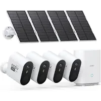 Aosu SolarCam System Max - 4 Beveiligingscamera’s - 2K Resolutie - Zonne-energie - Draadloos - 32GB