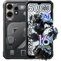 Oscal MARINE 3 - Robuuste Smartphone - 4G - 24GB RAM - 128GB ROM - 6.56 inch - Robuuste Telefoon - Nachtzicht - Android 16 - NFC - GPS - Zwart