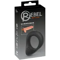 Rebel Rekbare Vibrerende Cockring - 10 Vibratiestanden - Klein hulpmiddel, grote genotsbooster! - Oplaadbare Vibrerende Siliconen Penisring