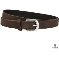 Boodz Leren Riem 2.5 cm Bruin