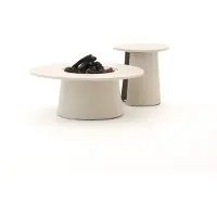 Cosi + 15% kassakorting | Cosidune lounge vuurtafelset ø 100cm (h: 40cm)/ø 55cm (h: 55cm)