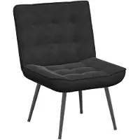 vidaXL Relaxstoel 64x74x84 cm fluweel zwart