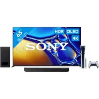 Sony 65" Bravia 8 II 4K QD-OLED + Bravia Theatre Bar 6 Zwart + PlayStation 5