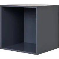 Artichok Frenkie Houten Wandplank Donkergrijs - Vierkant - Zwevend - Zwevende Boekenplank - 34 x 34 cm