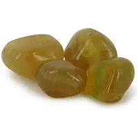 Spiru Trommelstenen Fluoriet Geel (20-40 mm) - 100 gram