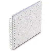 Hama Spiraalalbum Confetti, 28x24 cm, 50 witte pagina's