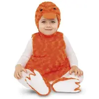 MOM - Klein oranje knuffeleend kostuum - 0 - 6 maanden