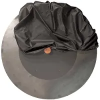 Ofyr Doofdeksel en Afdekhoes Zwart Set 85