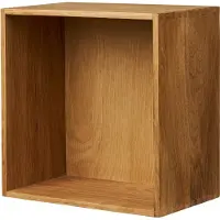 Artichok Abigail Open Wandkast - Naturel Eiken - Vierkant - Hal - Woonkamer - Slaapkamer - 30 x 30 cm