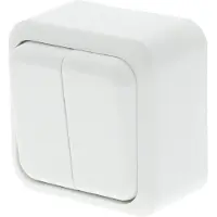 Q-Link Serieschakelaar | (Opbouw, Wit)