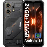 Oscal MARINE 3 - Robuuste Smartphone - 4G - 24GB RAM - 256GB ROM - 6.56 inch - Robuuste Telefoon - Nachtzicht - Android 16 - NFC - GPS - Zwart