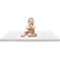Mister sandman Ledikant matras 60x120 - Baby Matras 60x120 cm van koudschuim - Ademend en hygiënisch - Wasbare hoes - Baby matras stevig ligcomfort - Hoogte 5 cm