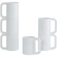 Heller Max Mokken set 6-delig - Ø73mm - H 108mm - Wit