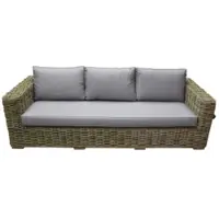 AVH-Collectie Serva 3-zitsbank naturel rotan southend