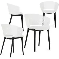 Idimex Tuinstoelen OLINDO, set van 4 - Wit