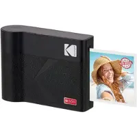 Kodak draagbare fotoprinter Mini 3 ERA – Hoge kwaliteit 4PASS-prints, waterbestendig, formaat met / zonder rand, compact, retro-ontwerp - zwart