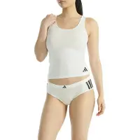Adidas - HIPSTER - Sport Active Essentials Cotton 3 Stripes - Slips Vrouwen - wit