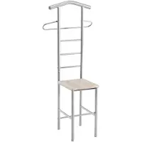 Idimex Kledingrek JIVO van Sonoma-eikenhout met metalen frame