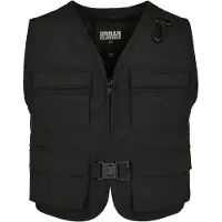 Urban Classics Bodywarmer zwart