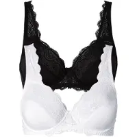 Bonprix Beugel bh met sierlijk kant (set van 2) maat 85