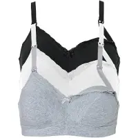 Bonprix Voedings bh zonder beugels (set van 3) met biologisch katoen maat 95