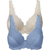 Bonprix Beugel bh met sierlijk kant (set van 2) maat 95