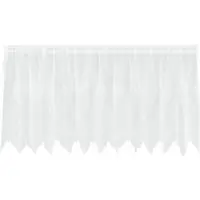 vidaXL Lacegordijn Wit 80 x 300 cm Polyester