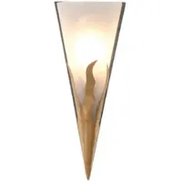 Holländer Wandlamp FIAMMA, dimbaar, bruin / roest, Woon-/ Eetkamer, metaal, Modern, wandlamp