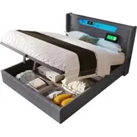 HAUSS SPOLE Schommelstoel - 98x70x98,5 cm - Relaxstoel Met Hoge Rugleuning - Teddystof - Zwart