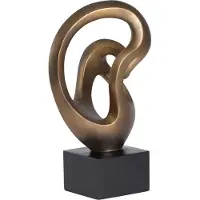 Light & Living Ornament Felicia - Antiek Brons - 25x16.5x42.5cm - Modern - Kunststof
