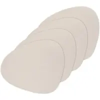 Lind DNA Placemat Curve L Nupo Soft Nude (Set van 4)-37 x 44 cm