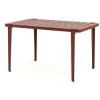 TIPTOE Midi Buitentafel Brick Red | 4 seater