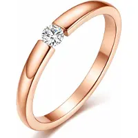 Cilla Jewels edelstaal ring Crystal Rose-15mm