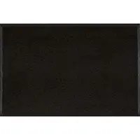 Kleen-Tex Deurmat Wash+Dry Raven Black, 40 x 60 cm.