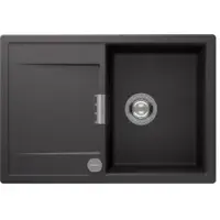 Schock Onderbouwspoel Mono D-100S, afmetingen 740 x 510 mm, kleur: dusk (schemering). Model: MOND100SUDSK