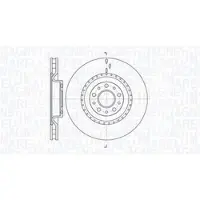 MAGNETI MARELLI 361302040534 Remschijf
